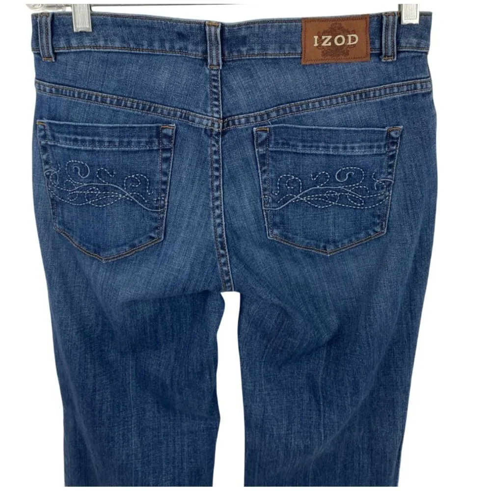 Izod Just Right Bootcut Blue Denim Jeans Women’s Size 10 - Picture 6 of 10